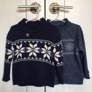 Toddler Boy Blue Sweaters 2T